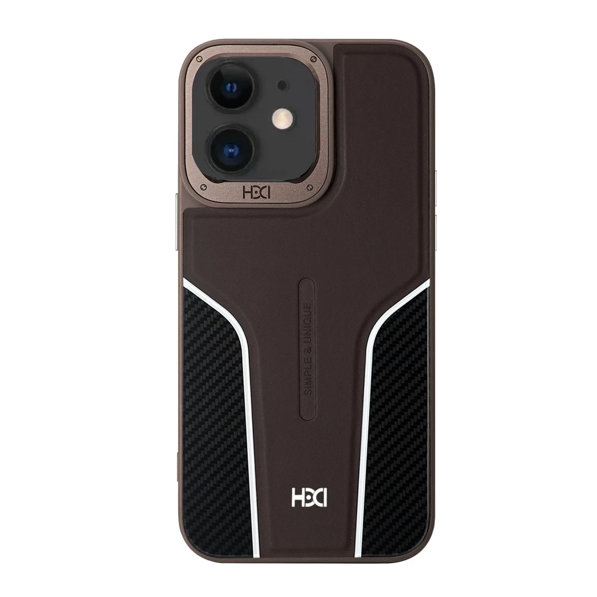 HDD Apple iPhone 11 HBC-264 Lambor Karbon Fiber Sport Kapak - Titan Gri