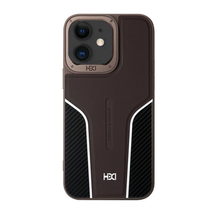 HDD Apple iPhone 11 HBC-264 Lambor Karbon Fiber Sport Kapak - Titan Gri