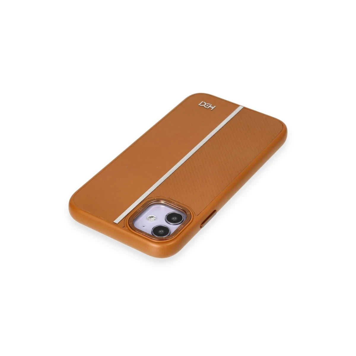HDD Apple iPhone 11 Kılıf HBC-155 Lizbon Kapak - Kahverengi