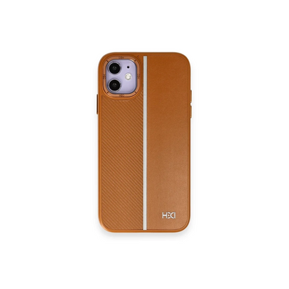 HDD Apple iPhone 11 Kılıf HBC-155 Lizbon Kapak - Kahverengi