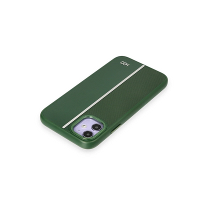 HDD Apple iPhone 11 Kılıf HBC-155 Lizbon Kapak - Koyu Yeşil