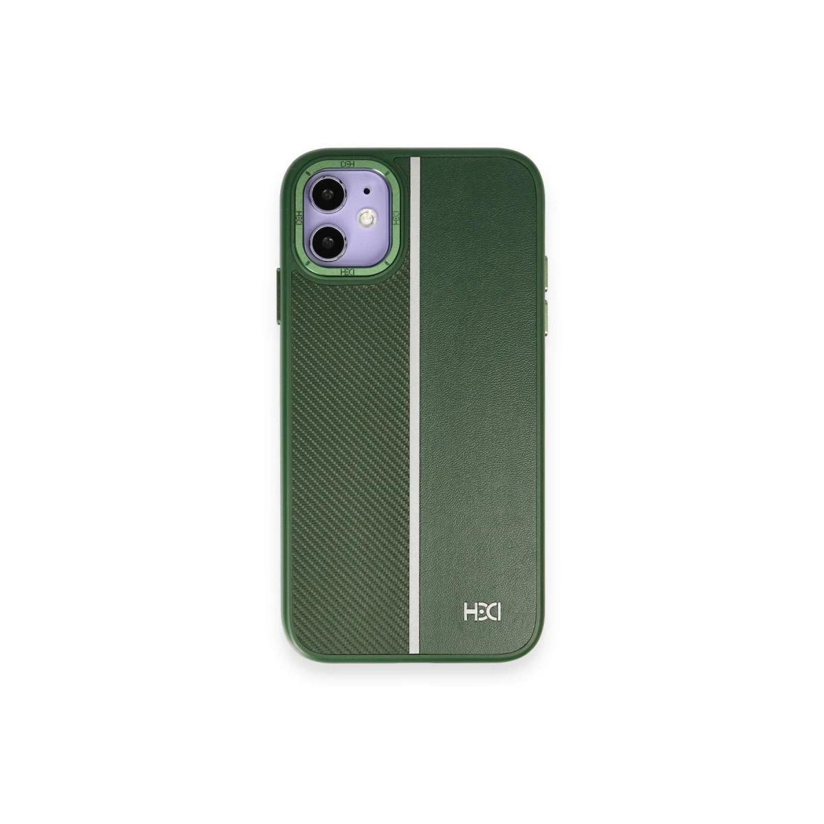 HDD Apple iPhone 11 Kılıf HBC-155 Lizbon Kapak - Koyu Yeşil