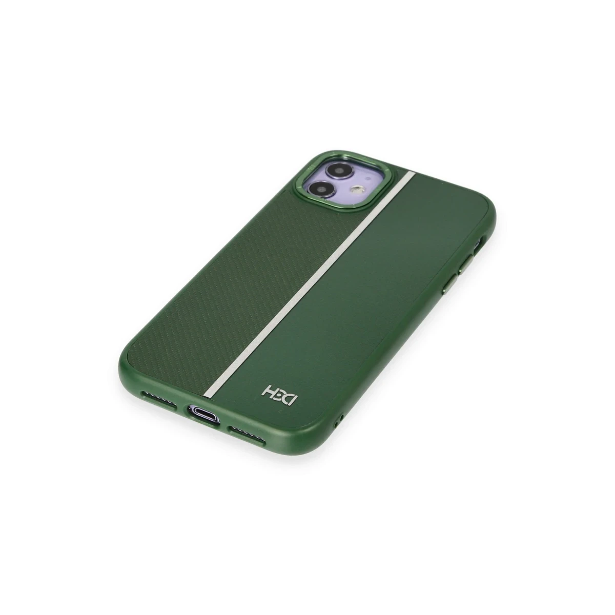 HDD Apple iPhone 11 Kılıf HBC-155 Lizbon Kapak - Koyu Yeşil