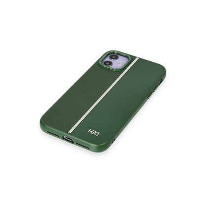HDD Apple iPhone 11 Kılıf HBC-155 Lizbon Kapak - Koyu Yeşil