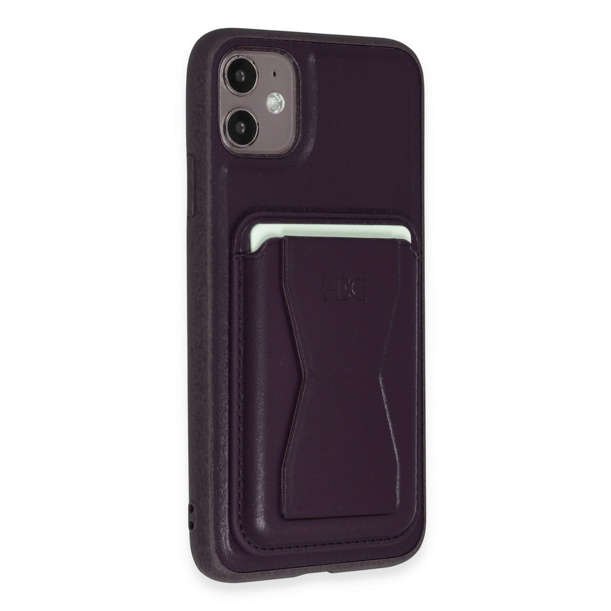 HDD Apple iPhone 11 Kılıf HD Deri Luxury Magnet Kartvizitli Kapak