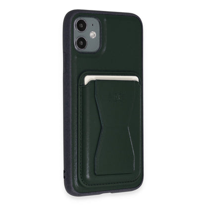 HDD Apple iPhone 11 Kılıf HD Deri Luxury Magnet Kartvizitli Kapak