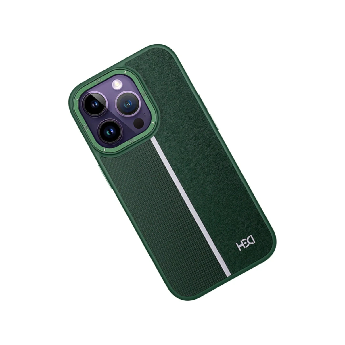 HDD Apple iPhone 13 Pro Kılıf HBC-155 Lizbon Kapak - Koyu Yeşil