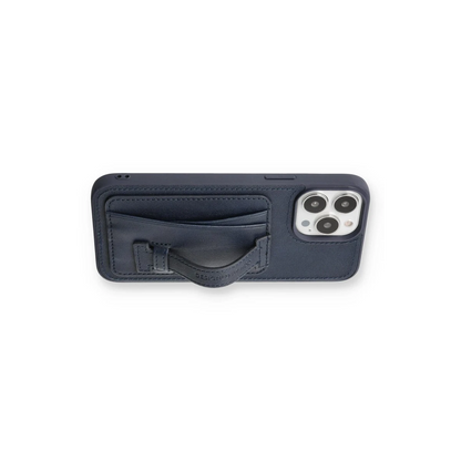 HDD Apple iPhone 13 Pro Kılıf HD Deri Kartvizitli Kapak - Lacivert