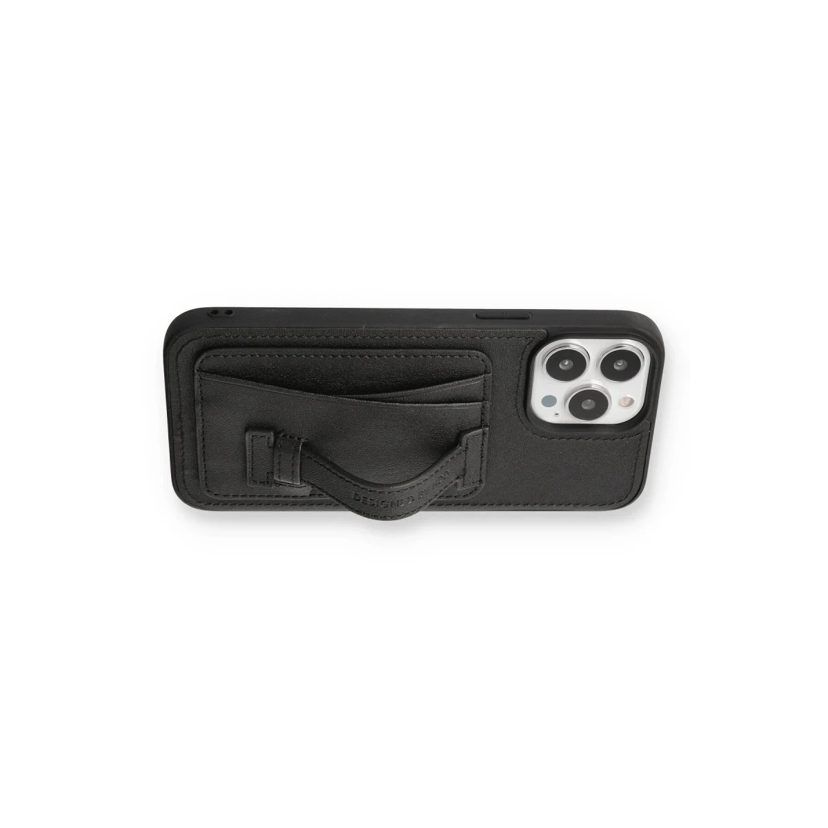 HDD Apple iPhone 13 Pro Kılıf HD Deri Kartvizitli Kapak - Siyah