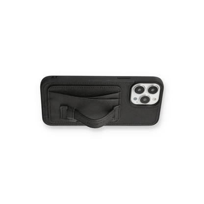 HDD Apple iPhone 13 Pro Kılıf HD Deri Kartvizitli Kapak - Siyah