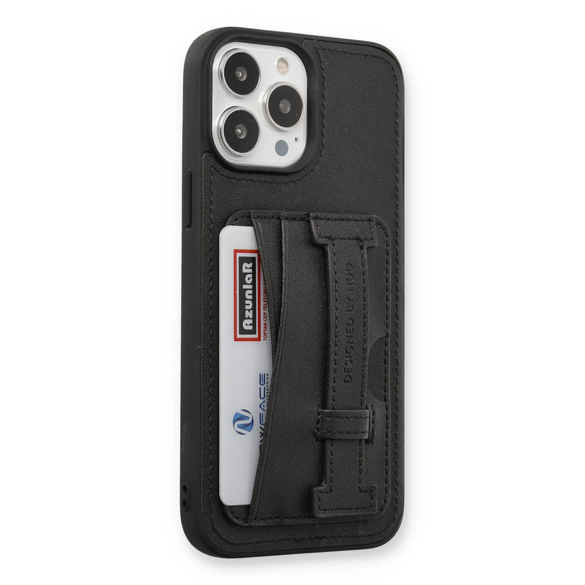 HDD Apple iPhone 13 Pro Kılıf HD Deri Kartvizitli Kapak