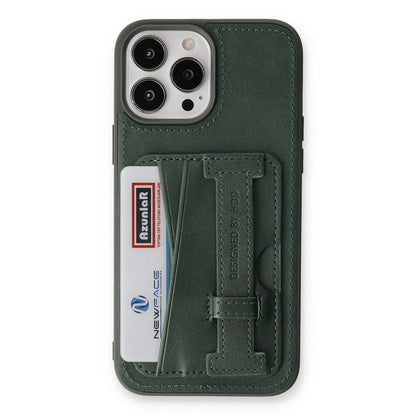 HDD Apple iPhone 13 Pro Kılıf HD Deri Kartvizitli Kapak