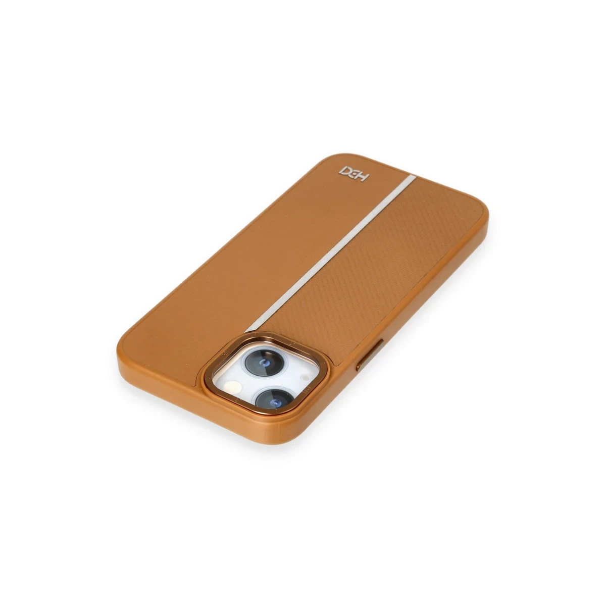 HDD Apple iPhone 14 Kılıf HBC-155 Lizbon Kapak - Kahverengi