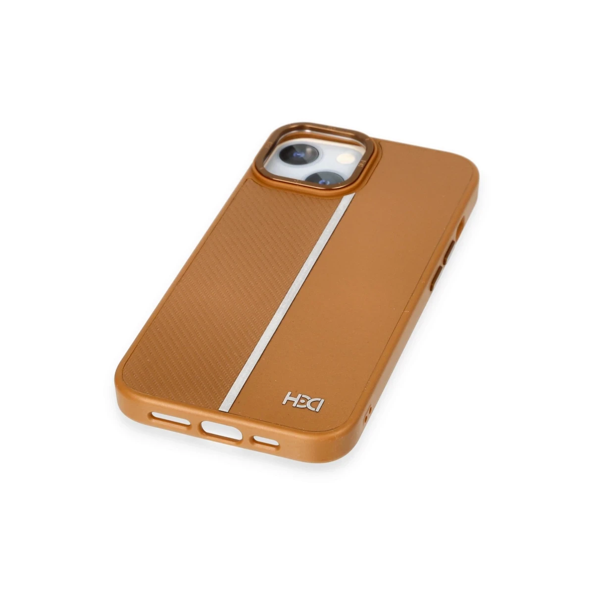 HDD Apple iPhone 14 Kılıf HBC-155 Lizbon Kapak - Kahverengi