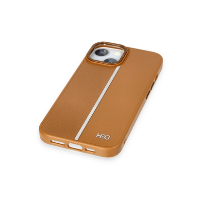 HDD Apple iPhone 14 Kılıf HBC-155 Lizbon Kapak - Kahverengi