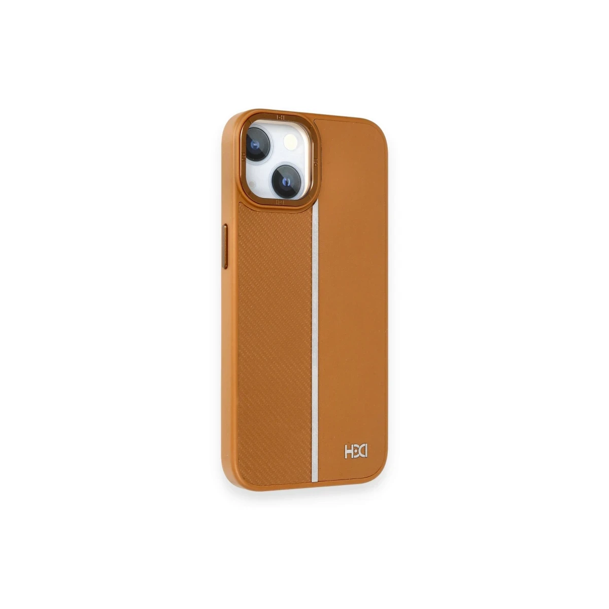HDD Apple iPhone 14 Kılıf HBC-155 Lizbon Kapak - Kahverengi