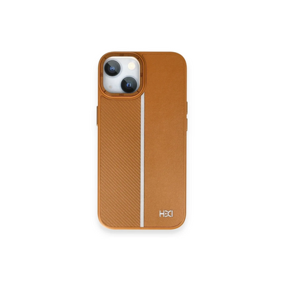 HDD Apple iPhone 14 Kılıf HBC-155 Lizbon Kapak - Kahverengi