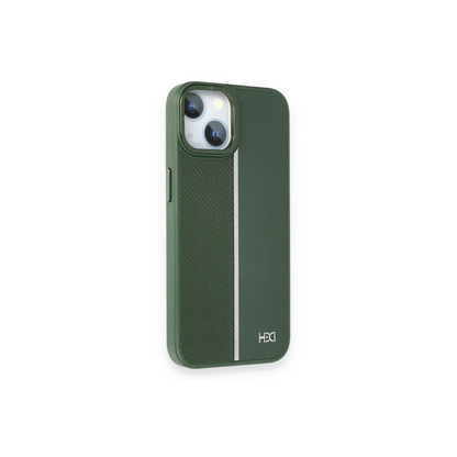 HDD Apple iPhone 14 Kılıf HBC-155 Lizbon Kapak - Koyu Yeşil