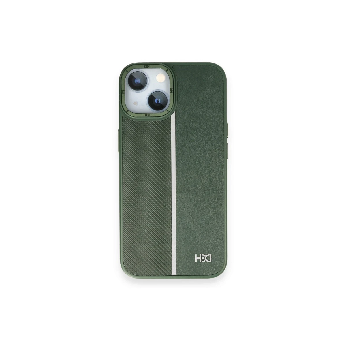 HDD Apple iPhone 14 Kılıf HBC-155 Lizbon Kapak - Koyu Yeşil