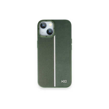 HDD Apple iPhone 14 Kılıf HBC-155 Lizbon Kapak - Koyu Yeşil