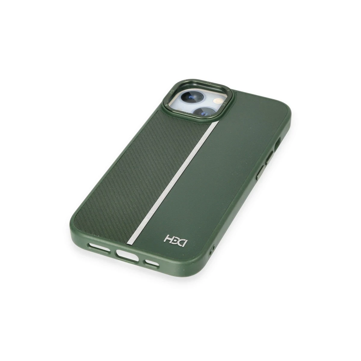 HDD Apple iPhone 14 Kılıf HBC-155 Lizbon Kapak - Koyu Yeşil