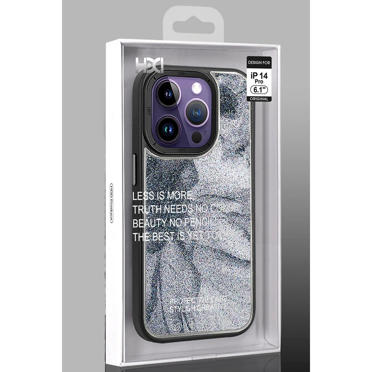 HDD Apple iPhone 14 Pro HBC-201 Salvador Simli Kapak - Lacivert