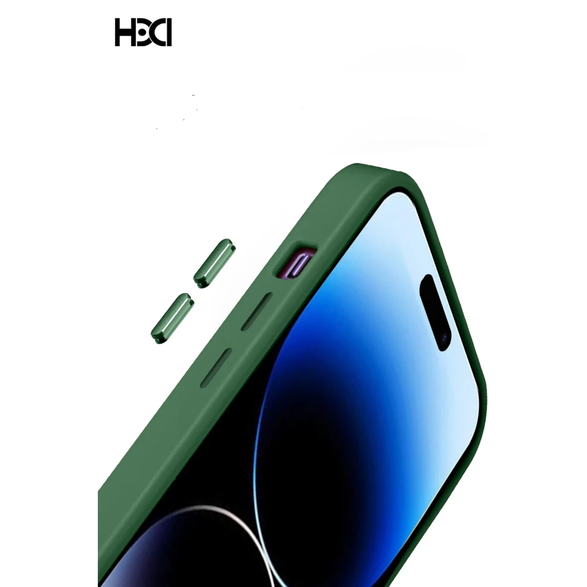 HDD Apple iPhone 14 Pro HBC-201 Salvador Simli Kapak - Siyah