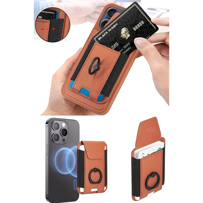 HDD Apple iPhone 14 Pro HBC-228 Havana Magnet Kartvizitli Kapak - Derin Mor