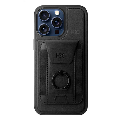 HDD Apple iPhone 14 Pro HBC-228 Havana Magnet Kartvizitli Kapak - Siyah