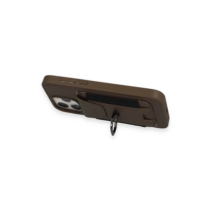 HDD Apple iPhone 14 Pro HBC-228 Havana Magnet Kartvizitli Kapak - Titan Gri