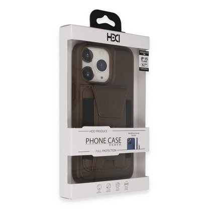 HDD Apple iPhone 14 Pro HBC-228 Havana Magnet Kartvizitli Kapak - Titan Gri