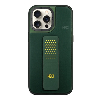 HDD Apple iPhone 14 Pro HBC-239 Colombo Standlı Kapak - Koyu Yeşil