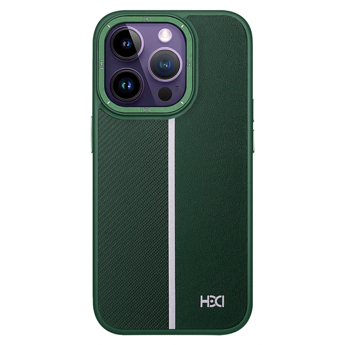 HDD Apple iPhone 14 Pro Kılıf HBC-155 Lizbon Kapak - Koyu Yeşil