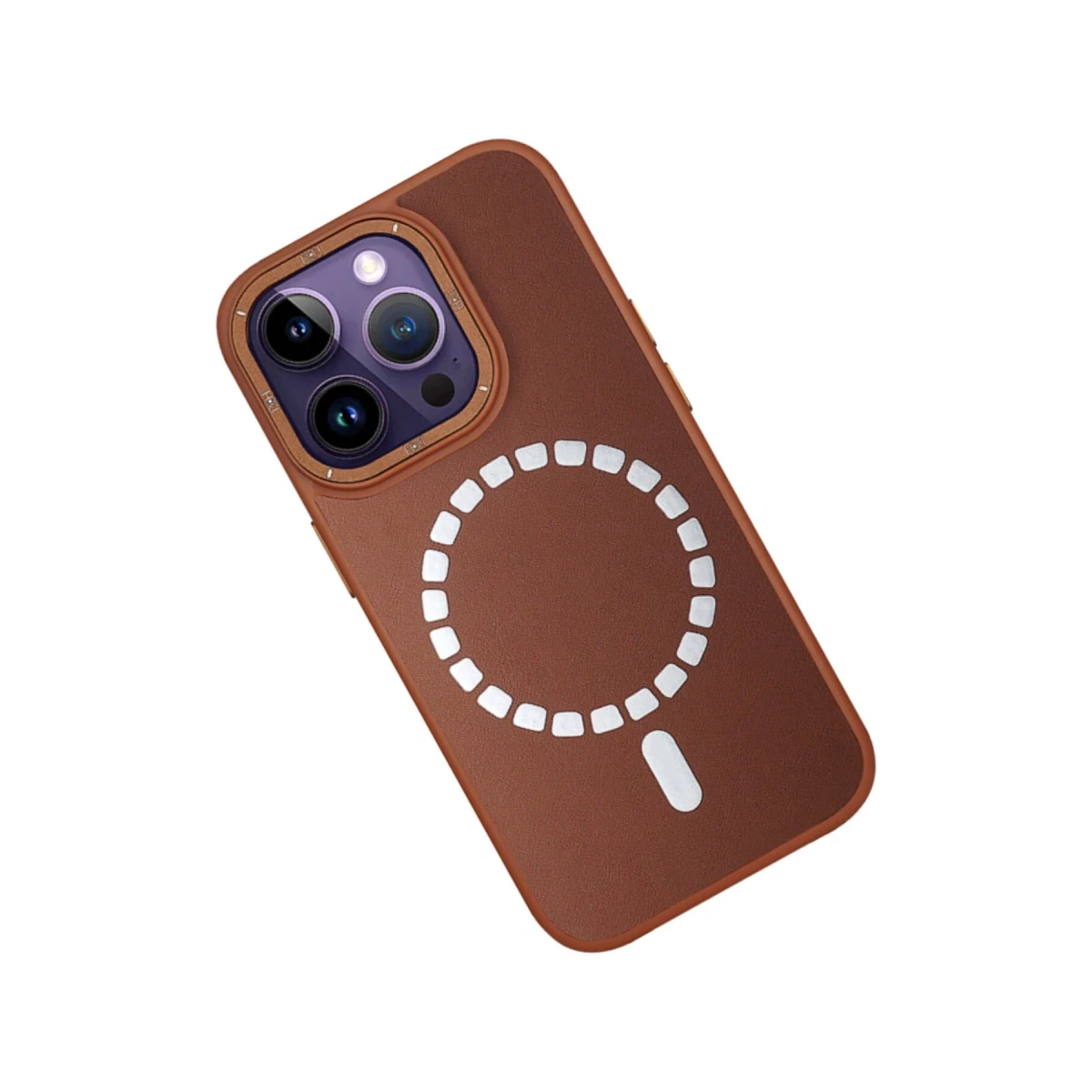 HDD Apple iPhone 14 Pro Kılıf HBC-156 Forum Magneticsafe Kapak - Kahverengi