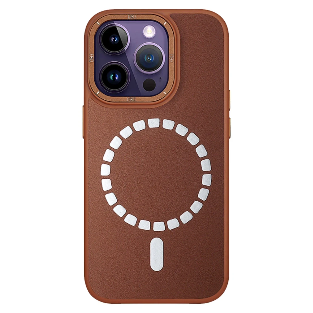 HDD Apple iPhone 14 Pro Kılıf HBC-156 Forum Magneticsafe Kapak - Kahverengi