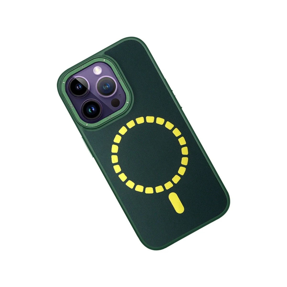 HDD Apple iPhone 14 Pro Kılıf HBC-156 Forum Magneticsafe Kapak - Koyu Yeşil