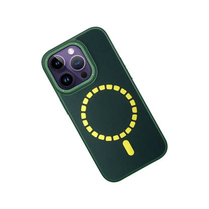 HDD Apple iPhone 14 Pro Kılıf HBC-156 Forum Magneticsafe Kapak - Koyu Yeşil