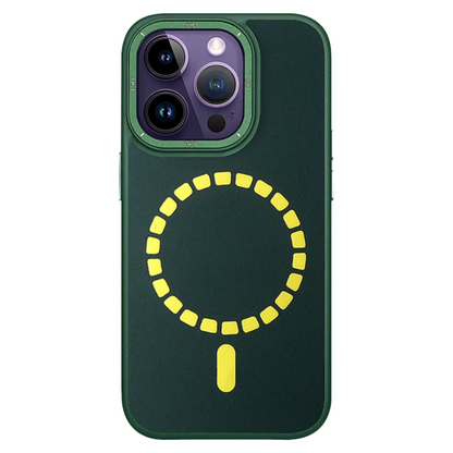 HDD Apple iPhone 14 Pro Kılıf HBC-156 Forum Magneticsafe Kapak - Koyu Yeşil