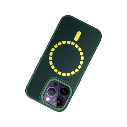HDD Apple iPhone 14 Pro Kılıf HBC-156 Forum Magneticsafe Kapak - Koyu Yeşil