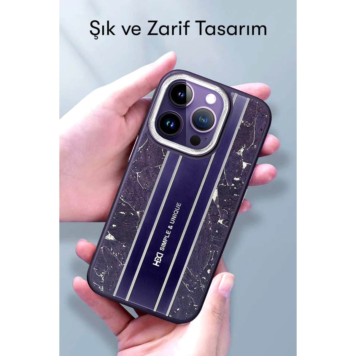 HDD Apple iPhone 14 Pro Kılıf HBC-188 Astra Kapak - Koyu Yeşil