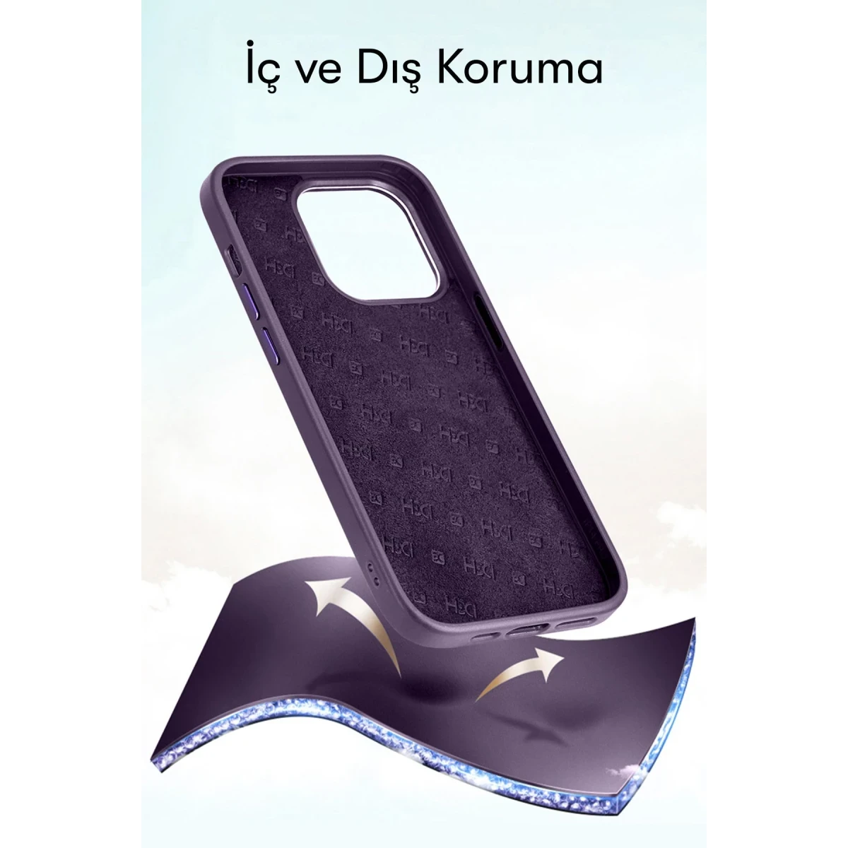 HDD Apple iPhone 14 Pro Kılıf HBC-188 Astra Kapak - Siyah