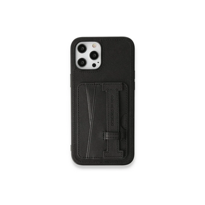 HDD Apple iPhone 14 Pro Kılıf HD Deri Kartvizitli Kapak - Siyah