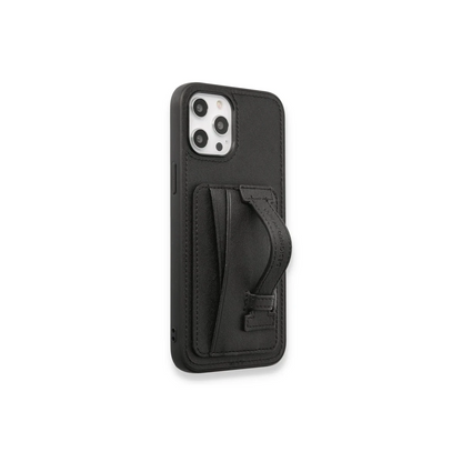 HDD Apple iPhone 14 Pro Kılıf HD Deri Kartvizitli Kapak - Siyah