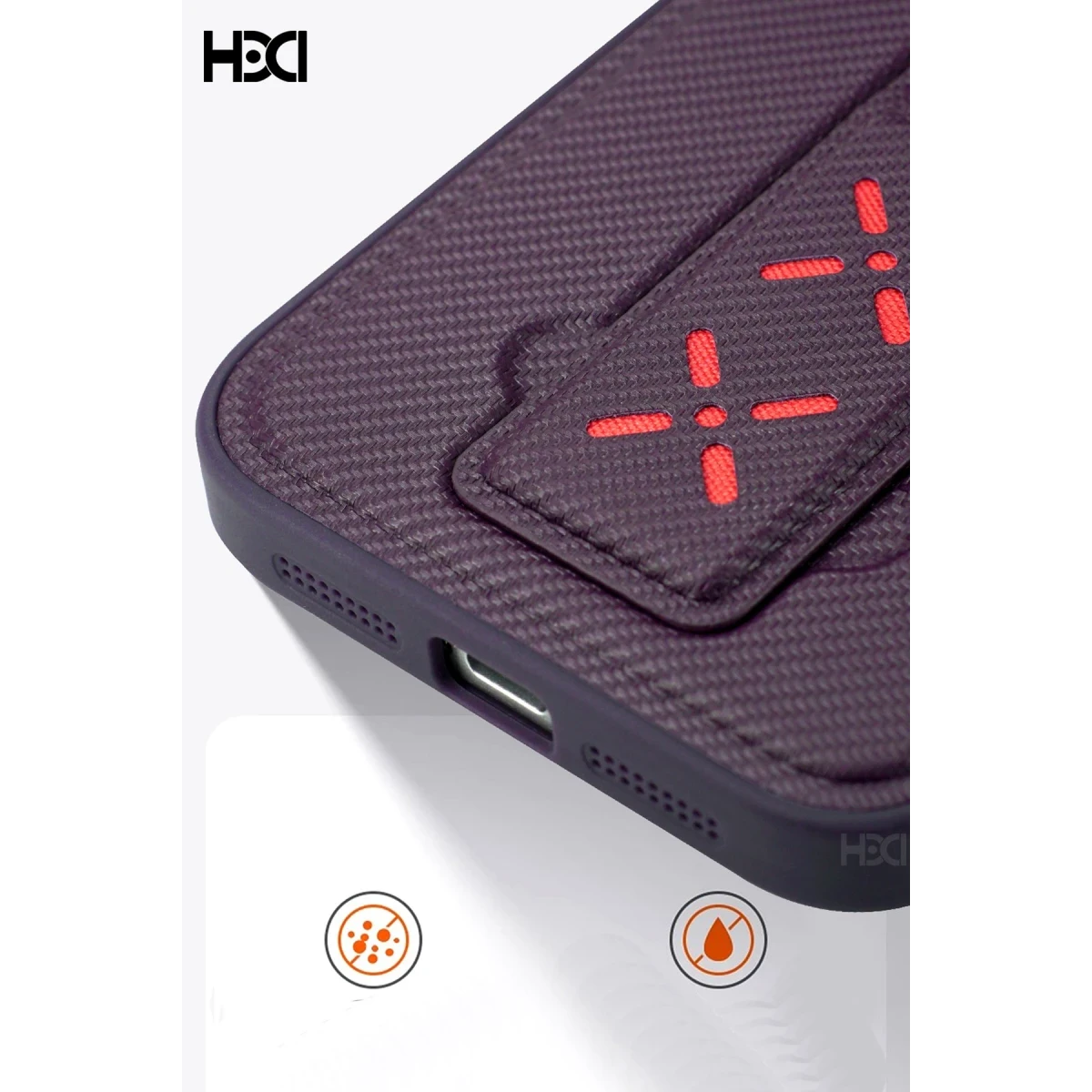 HDD Apple iPhone 14 Pro Max HBC-248 Lima Standlı Kapak - Siyah