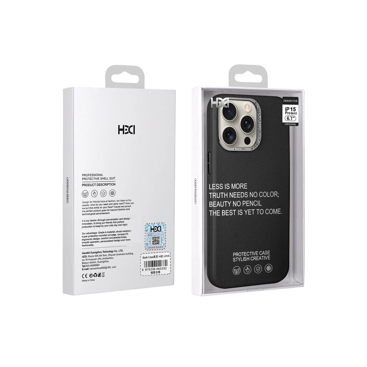 HDD Apple iPhone 14 Pro Max HBC-255 Viyana Kapak - Siyah