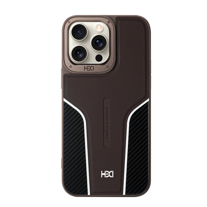 HDD Apple iPhone 14 Pro Max HBC-264 Lambor Karbon Fiber Sport Kapak - Titan Gri