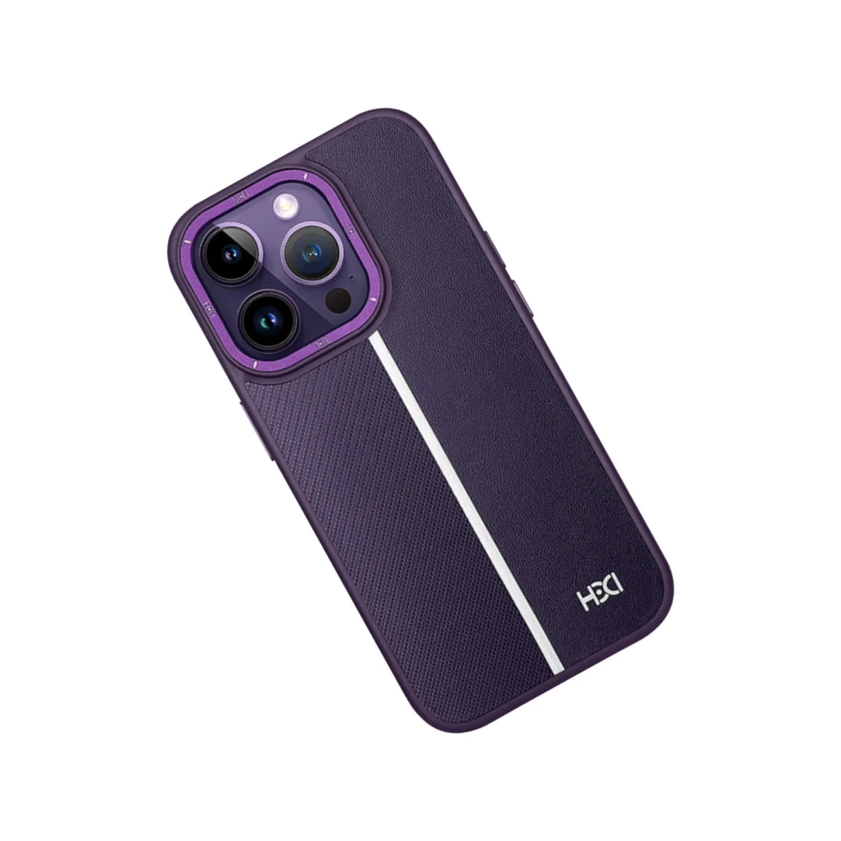 HDD Apple iPhone 14 Pro Max Kılıf HBC-155 Lizbon Kapak - Derin Mor