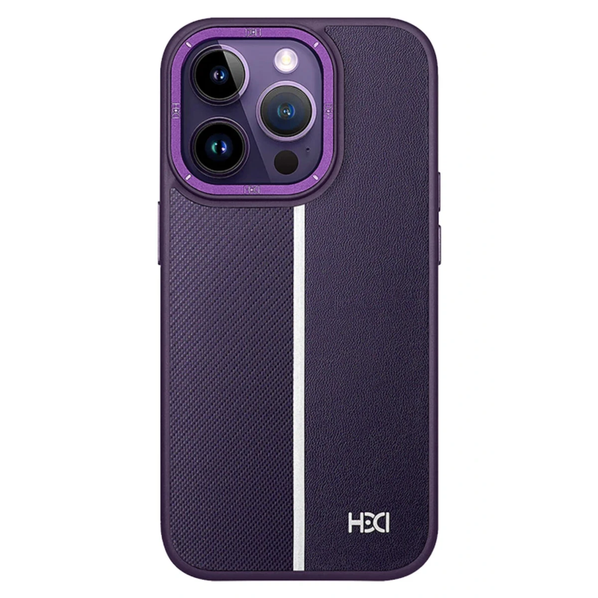 HDD Apple iPhone 14 Pro Max Kılıf HBC-155 Lizbon Kapak - Derin Mor