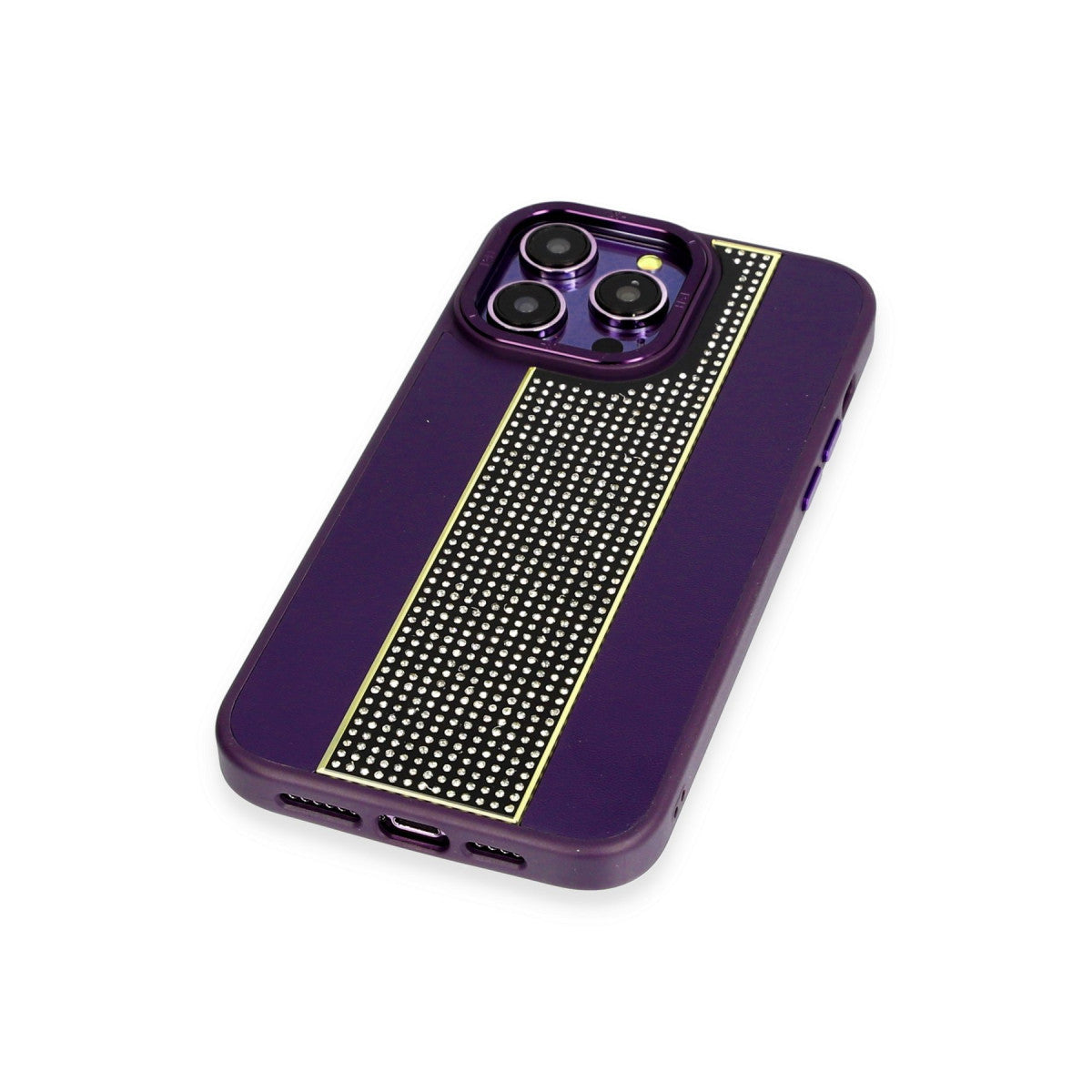 HDD Apple iPhone 14 Pro Max Kılıf HBC-160 Almera Taşlı Kapak