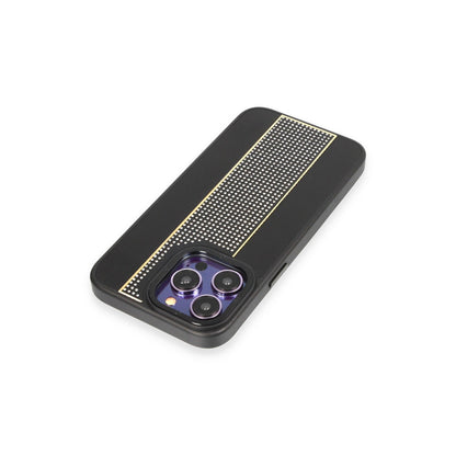 HDD Apple iPhone 14 Pro Max Kılıf HBC-160 Almera Taşlı Kapak